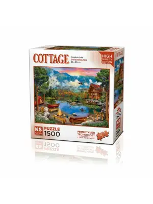 22036 Mountain Lake 1500 Parça Puzzle -KS