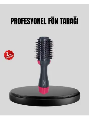 220°c Profesyonel Fön Tarağı – Negatif İyon Teknolojili, 3 Isı Kademeli, 1200w