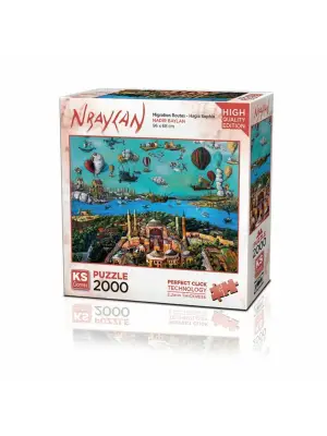 22523 Migration Routes Hagia Sophia 2000 Parça Puzzle -KS Puzzle
