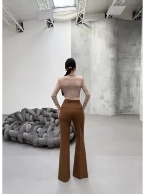 Şık İspanyol Paça Pantolon