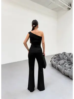 230 Gr Poly Viscose Full Lycra İspanyol Paça Pantolon