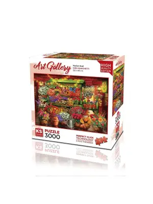 23026 PUZZLE 3000 Market Stall