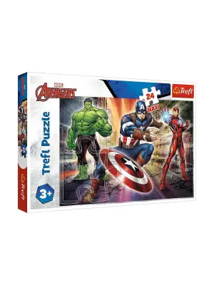 Omarı Maxi Çocuk Puzzle 24 Parça Marvel Tasarımı