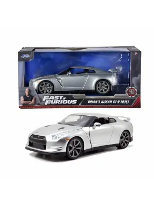 Omarı Hızlı ve Öfkeli Nissan GT-R Model Araba 1:24 Ölçekli