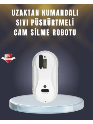 2800 Pa Güçlü Emişli Akıllı Cam Temizleyici Robot