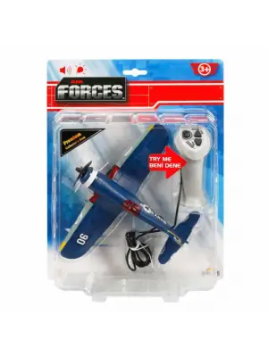 Omarı Uçak Pervaneli Kablolu Kumandalı Big Hog Oyuncak Araç