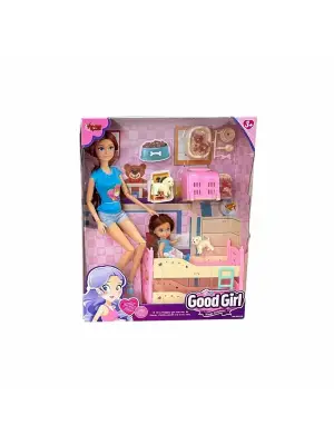 Omarı 29cm Aksesuarlı Ranzalı Bebek - Eğlenceli Oyuncaklar