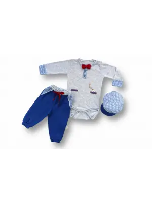 Casual Erkek Bebek Takımı Mavi