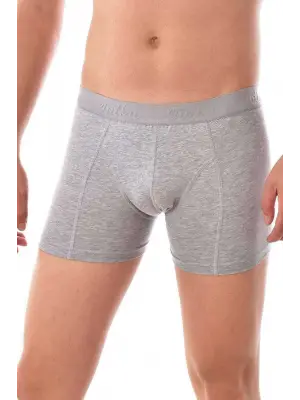 Omarı Tutku Likralı Erkek Gri Boxer Seti