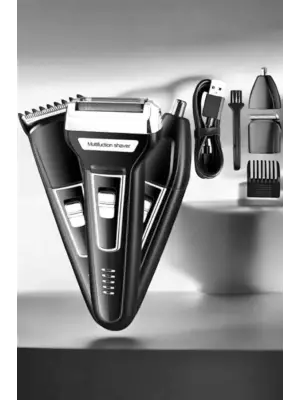 3 Başlıklı Kulak Ve Burun Tıraş Makinesi Erkeklere Özel