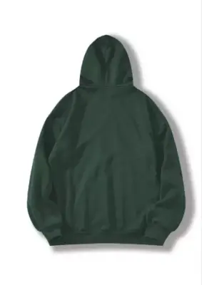 Omarı Rahat ve Tarz Unisex Kapşonlu Sweatshirt - Haki