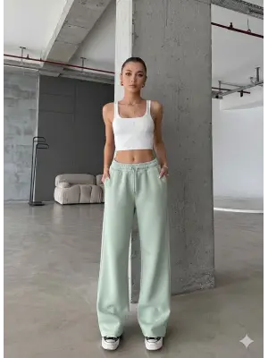 Mint Yeşili Oversize Eşofman Kadın Giyim