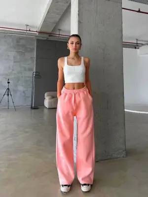 Somon 3 İplik Şardonlu Oversize Eşofman Kadın Giyim