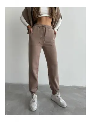 Vizon Paça Lastikli Eşofman Kadın Giyim