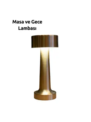 3 Kademeli Dokunmatik Başucu Lambası – Pil İle Sağlam Kablosuz Tasarım