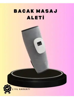 3 Kademeli Hava Basınçlı Isıtmalı Baldır Masaj Aleti – Titreşimli Ve Kablosuz Kullanım