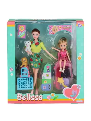 3046 SUN-RST-SIS-MNK BBK SET BELISSA VE ANNESİ YOLCULUK ZAMANI 30CM