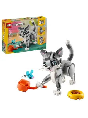 31163 Lego Creator 3in1 - Oyunbaz Kedi 407 parça +8 yaş