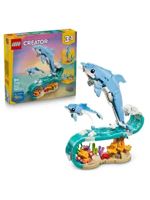 31385 Lego Creator 3in1 Deniz Hayvanları: Güzel Yunuslar 542 parça +9 yaş