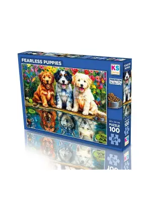 31503 FEARLESS PUPPIES 100 PARÇA PUZZLE
