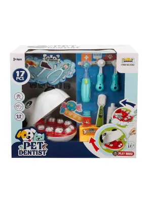 Omarı Profesyonel Veteriner Diş Bakım Seti - 17 Parça