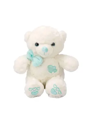 3186 Papyonlu Peluş Ayı 30 cm -Sunman