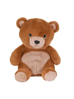 Omarı Yumuşak Peluş Oturan Ayı Oyuncak Kahverengi