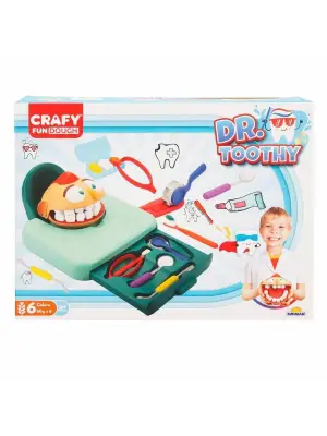 3455 Crafy Dr. Toothy Oyun Hamuru Seti 15 Parça -Sunman