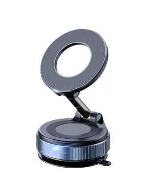 360° Döner Başlıklı Vakumlu Emişli Manyetik Telefon Tutucu – Güçlü Mıknatıslı, İz Bırakmaz