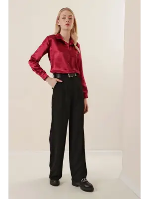 Modern Saten Gömlek