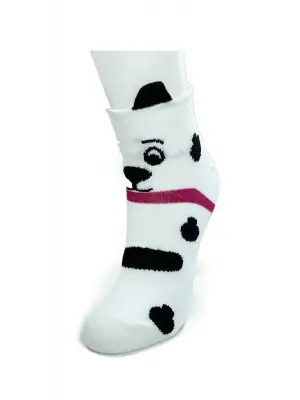 Omarı Yumuşak ve Şirin Köpek Temalı 3D Kadın Bilek Çorapları