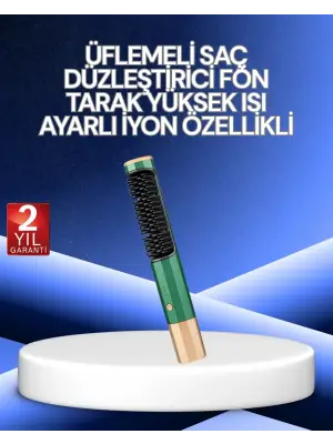 3’ü 1 Arada Saç Şekillendirme Seti – Kurutma, Düzleştirme, Tarama