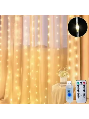 3x3 Kumandalı Perde Led