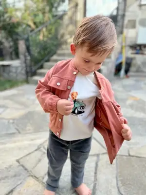 Şık Uzun Kollu Penye Sweat 3lü Erkek Çocuk Takımı