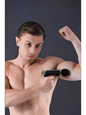 4 Başlıklı Darbeli Şarjlı Masaj Aleti Tabancası Kablosuz