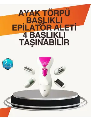 4 Fonksiyonlu Epilasyon Ve Tırnak Bakım Makinesi