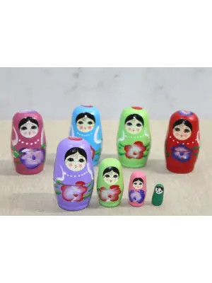 4lü Ahşap Matruşka