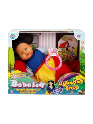 40022 Bebelou Uykudan Önce Bebeği Masal Anlatan Pamuk Prenses Ve Yedi Cüceler 40 cm