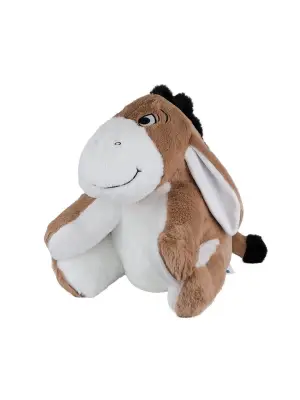 Omarı Kahverengi Peluş Eşek Oyuncak