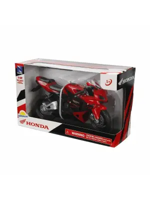 Omarı Kırmızı Honda CBR600R Model Motosiklet 1:12 Ölçekli