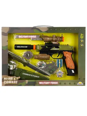 4308 Sesli ve Işıklı Silah Seti -Sunman