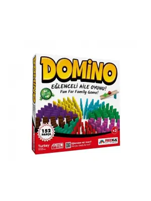 Omarı Özgün Desenli Kırmızı Domino Seti