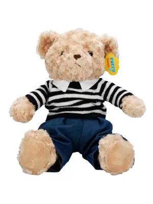 4807 Kıyafetli Peluş Ayı Teddy Bear 37 cm -Sunman