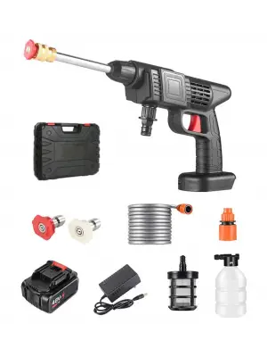 48v Şarjlı Çift Bataryalı Taşınabilir Basınçlı Oto Yıkama Bahçe Sulama Sı