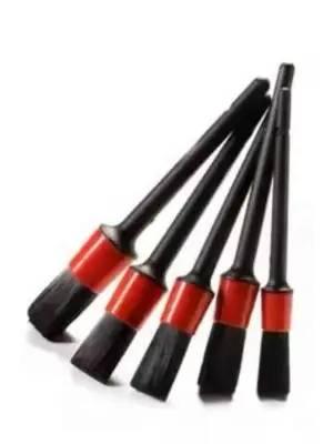 5 Adet Oto Detaylı Temizleyici Araç İçi Temizlik Fırça Seti Koltuk Döşeme Kapı Toz Alma Fırçası