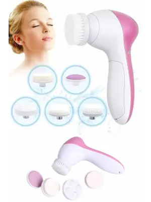 5 Başlıklı Cilt Temizleme Cihazı Ultra Kaliteli Yumuşak Kırşıklık Karşıtı