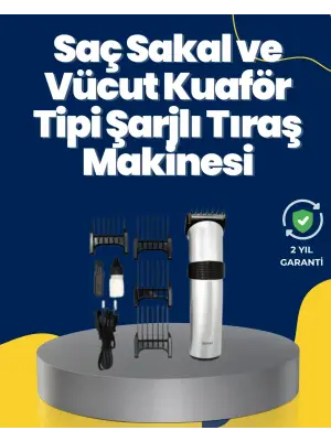 5 Farklı Kesim Tarağıyla Gelen Çok Amaçlı Tıraş Cihazı