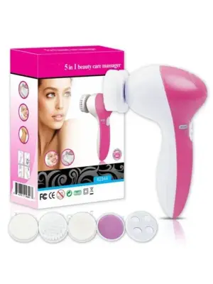 5 İn 1 Pilli Yüz Temizleme,masaj Ve Peeling Fırça Seti