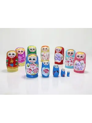 5li Ahşap Matruşka