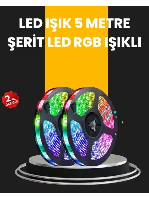 5 Metre Kumandalı Su Geçirmez Şerit Led